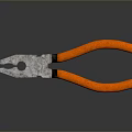 Pipe pliers vise bench vise wrench tool hardware tool processing tool furniture 3d model