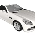 White Convertible Sports Car With Modern Design Sleek Body And Stylish Wheels