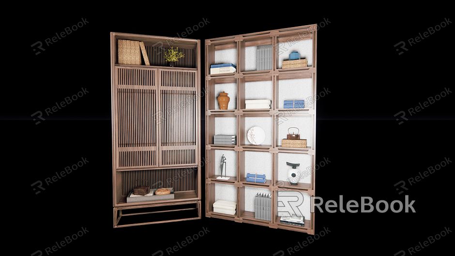 New Chinese Bookcase model