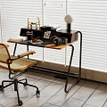 Modern Desk Computer Desk Cream Style Desk Computer Antique Desk Computer Desk Italian Desk Computer Log Desk Computer Desk 3d model