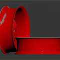 Commercial Equipment Red Wheels with Sturdy Hub Design for Industrial Applications