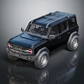 Black Off Road SUV Featuring Roof Rack All Terrain Tires And Rugged Design