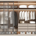 Open wardrobe 3d model