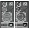 Technics S90 Wooden Floorstanding Speakers With Multiple Drivers And Classic Design
