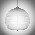 Contemporary Yellow Glass Spherical Pendant Light With Black Metal Accents For Home Interior