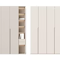 Modern Wardrobe Design With Gray Brown Panels Multiple Doors Drawers And Storage Spaces