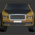 Yellow Luxury Car With Black Roof And Modern Sleek Design Elements