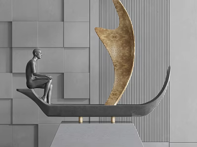 Modern Sculpture Ornaments 3d model