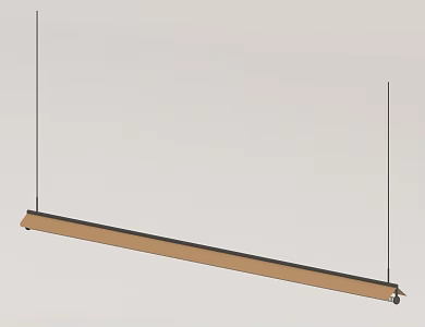 Pendant strip light 3d model