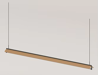 Pendant strip light 3d model
