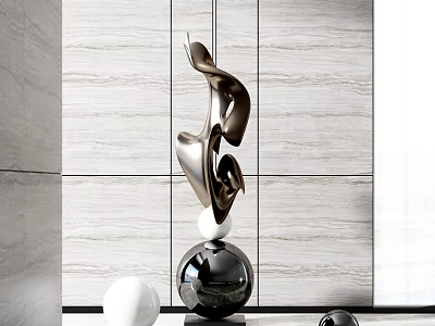 Modern Sculpture 3d model