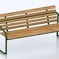 Public Chair Park Chair Outdoor Chair Leisure Chair Park Bench Public Bench Outdoor Bench 3d model