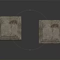 Ancient Stone Architectural Towers With Weathered Surface And Multi Tiered Arched Decorations