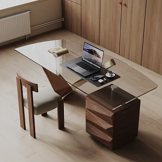 modern desk chair 3d model