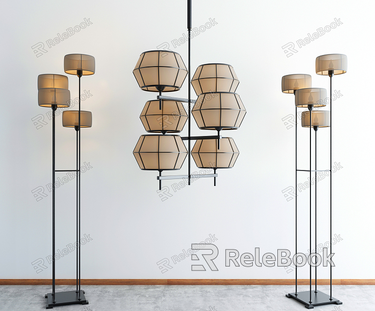 Modern lighting combination floor lamp model