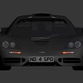 Black Sports Car With Sleek Aerodynamic Design Silver Wheels And Modern Styling