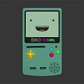 Green Frog Themed BMO COLOR Gaming Device With Smiley Face And Colorful Buttons