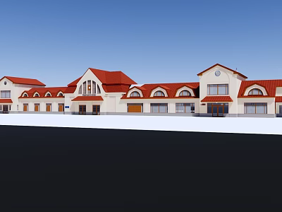 Villa Club 3d model