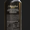Adrenaline Rush Energy Drink In Black Can With Gold Logo And Shiny Metallic Top