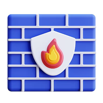 modern firewall cartoon firewall network firewall 3d model