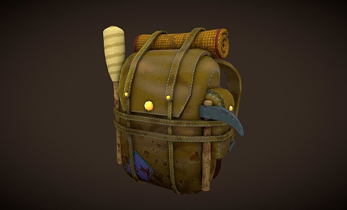 Modern Traveler Backpack 3d model