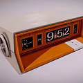 VOSSSTRASSE Commercial Equipment With Time Display PH Indicator Digital Readout Gray Orange Design
