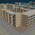 Modern School Campus Featuring Multiple Buildings Green Lawns And Walkways