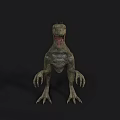 Realistic Velociraptor Realistic Jurassic Animal Dinosaur Velociraptor Reptile Movie Game 3d model