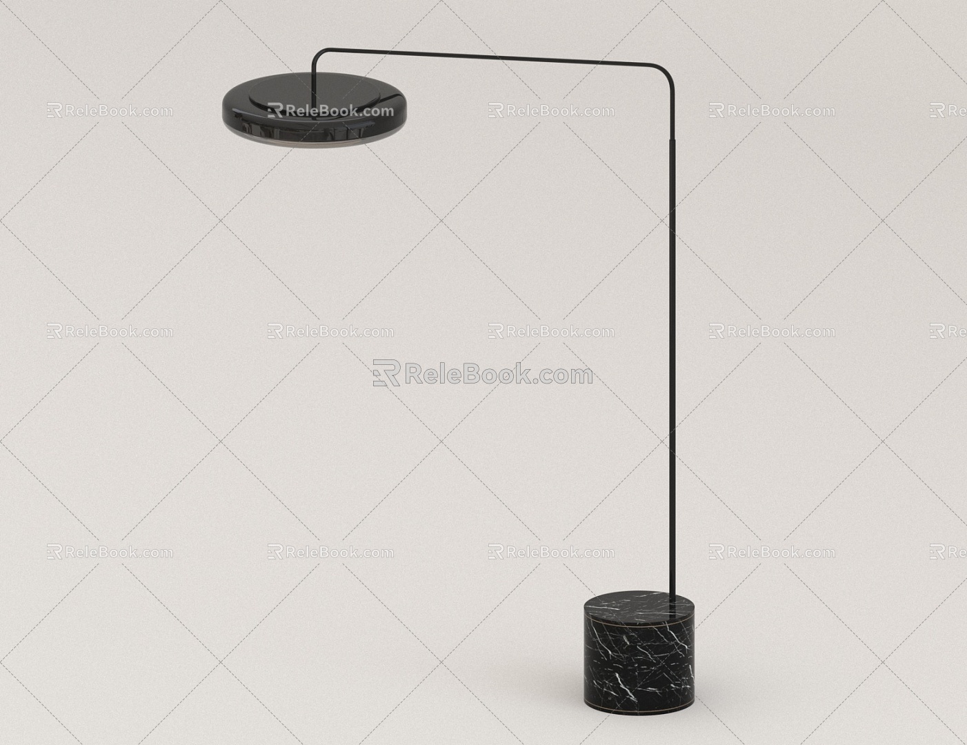 Modern minimalist floor lamp 3d model