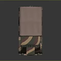 Classic Military Truck With Camouflage Pattern Canvas Roof And Multiple Wheels