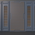 Sci-fi Wall Panel Technology Panel 3d model