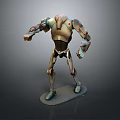 Robot Assistant Small Robot Butler Robot Butler Figure Game Figure 3d model
