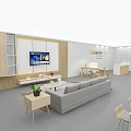 New Chinese Mobile Phone Store Smart Life Experience Store 3d model