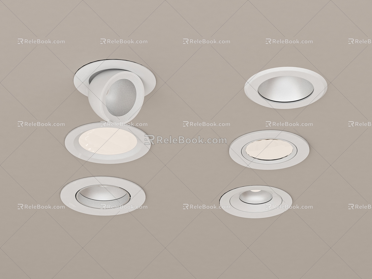 Modern Downlight Spotlight Modern Magnetic Track Light Spotlight 3d model