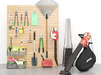 Modern Gardening Equipment Workshop Gardening Equipment 3d model