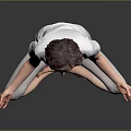 Comfortable Casual Daily Life Essentials White T shirt And Gray Pants For Relaxation