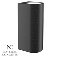 Modern Black Outdoor Light With Sleek Cylindrical Design And Durable Finish