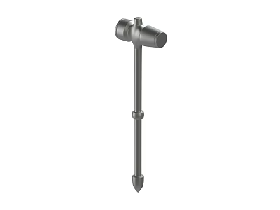 Stainless Steel Single Handle Water Tap with Modern Design for Kitchen Sink 3d model