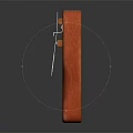 Wooden Kalimba Musical Instrument With Metal Tines And Ornate Circular Sound Hole