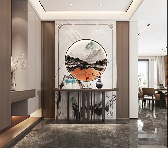 New Chinese Entrance 3d model