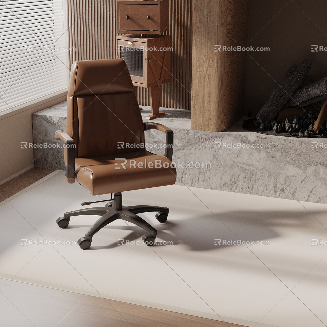 Modern office chair 3d model