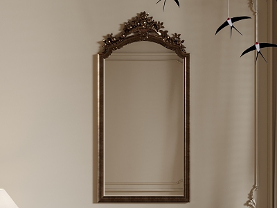 French mirror makeup mirror decorative mirror model