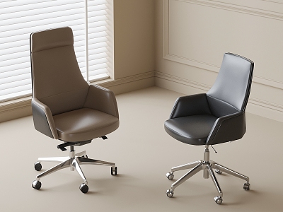 Rotating office chair model