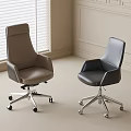 Rotating office chair 3d model