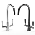 Stylish Modern Kitchen Faucets With Multiple Designs And Color Options 3d model