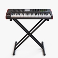 electronic organ musical instrument 3d model