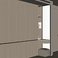 Modern Locker Wardrobe 3d model