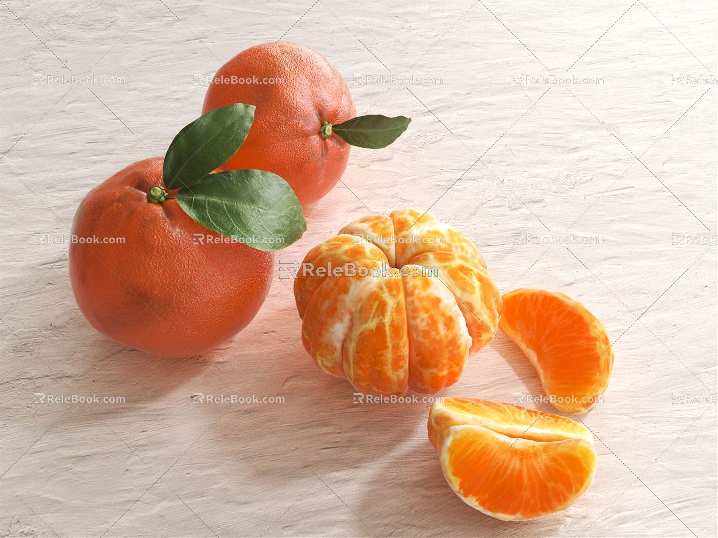 Modern Orange 3d model