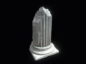 Modern Column 3d model