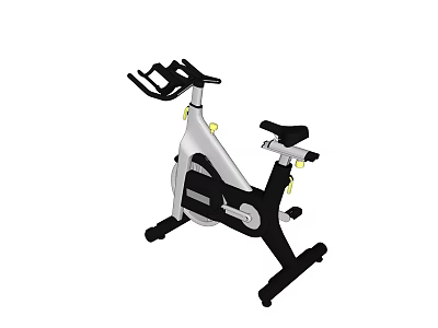 Indoor Exercise Bike Sports Equipment For Home Gym With Adjustable Seat And Ergonomic Design 3d model